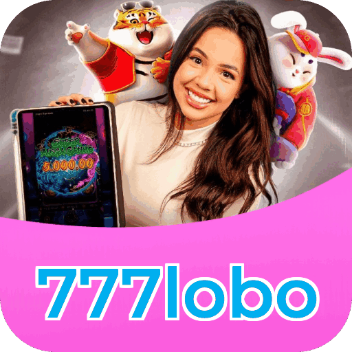 Passo a passo visual mostrando processo de download e instalação do aplicativo 777lobo